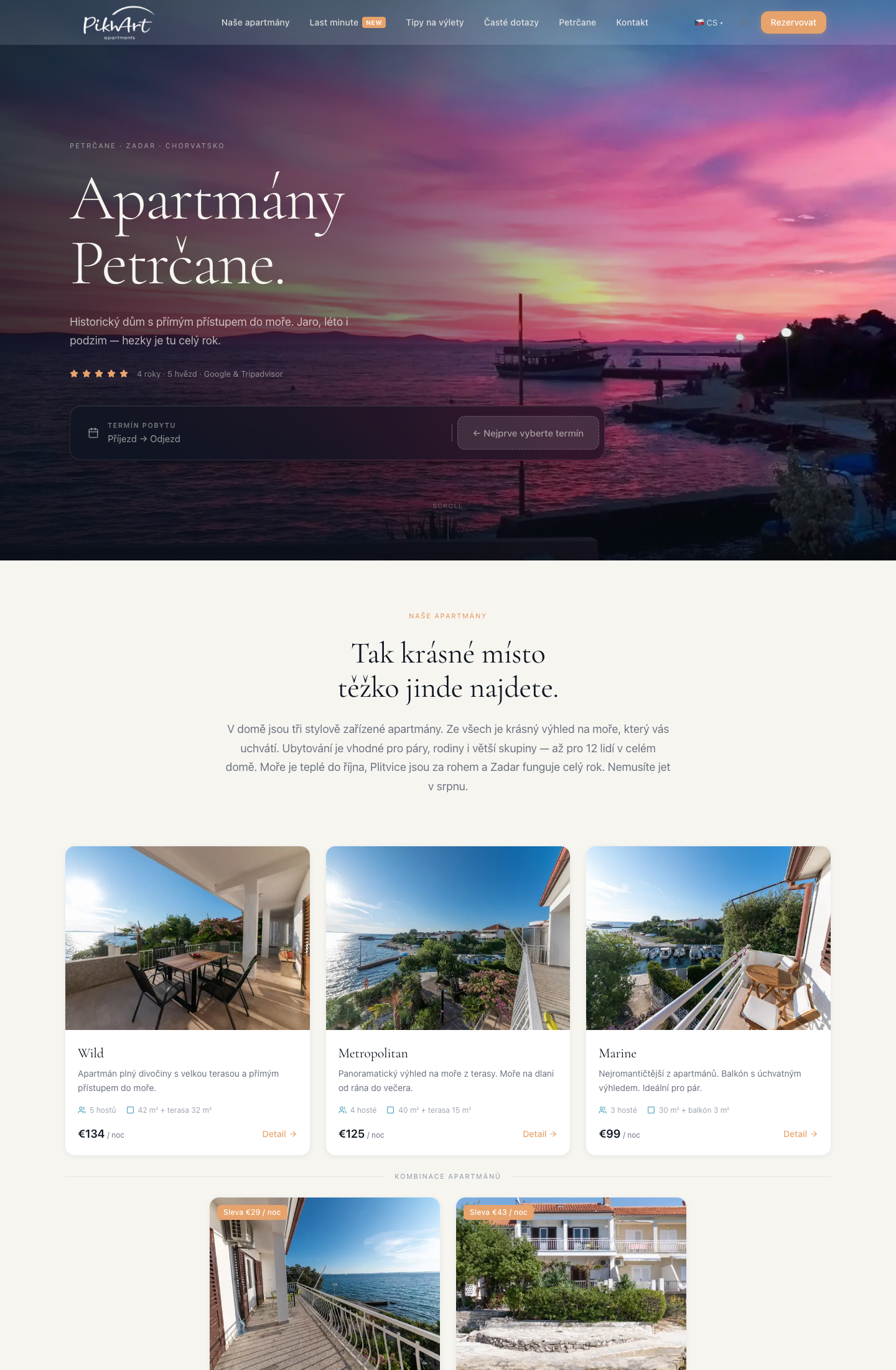 Apartmány Zadar